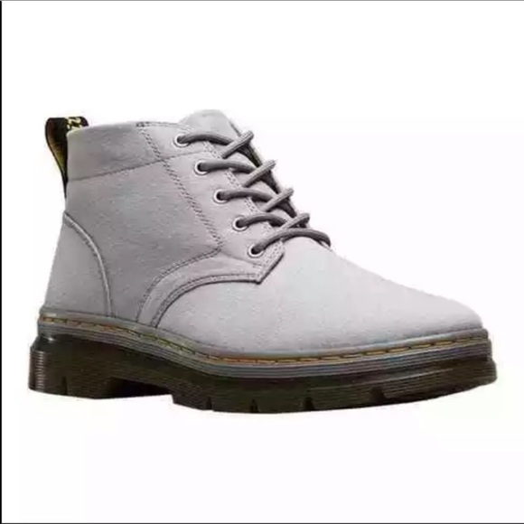 Dr. Martens Gray Bonny Canvas Chukka Boot - Picture 2 of 5